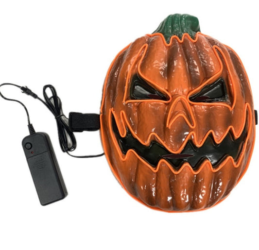 Pumpkin LED Purge Halloween Mask chicpolly