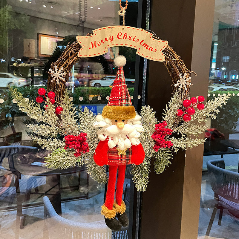 Christmas Snowman Elk Vine Ring Christmas chicpolly