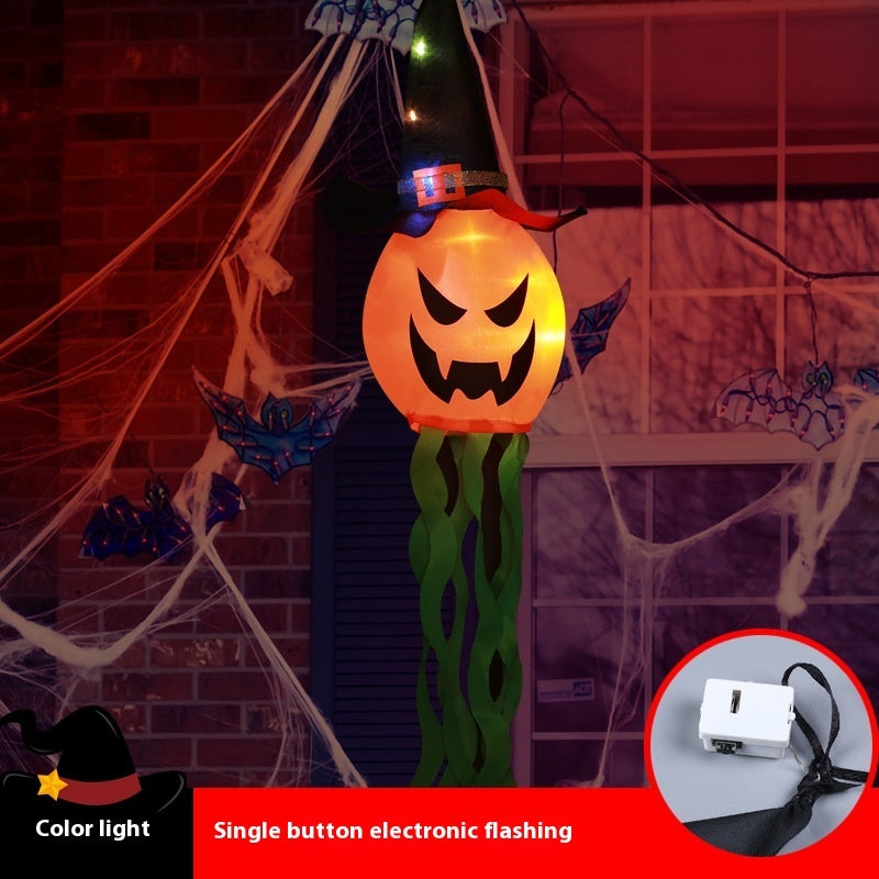 Halloween Hat LED Ghost Lighting Chain Ghost Festival Party Decoration chicpolly