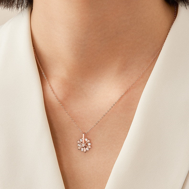 Christmas Women Luxury Design Shiny Necklace chicpolly