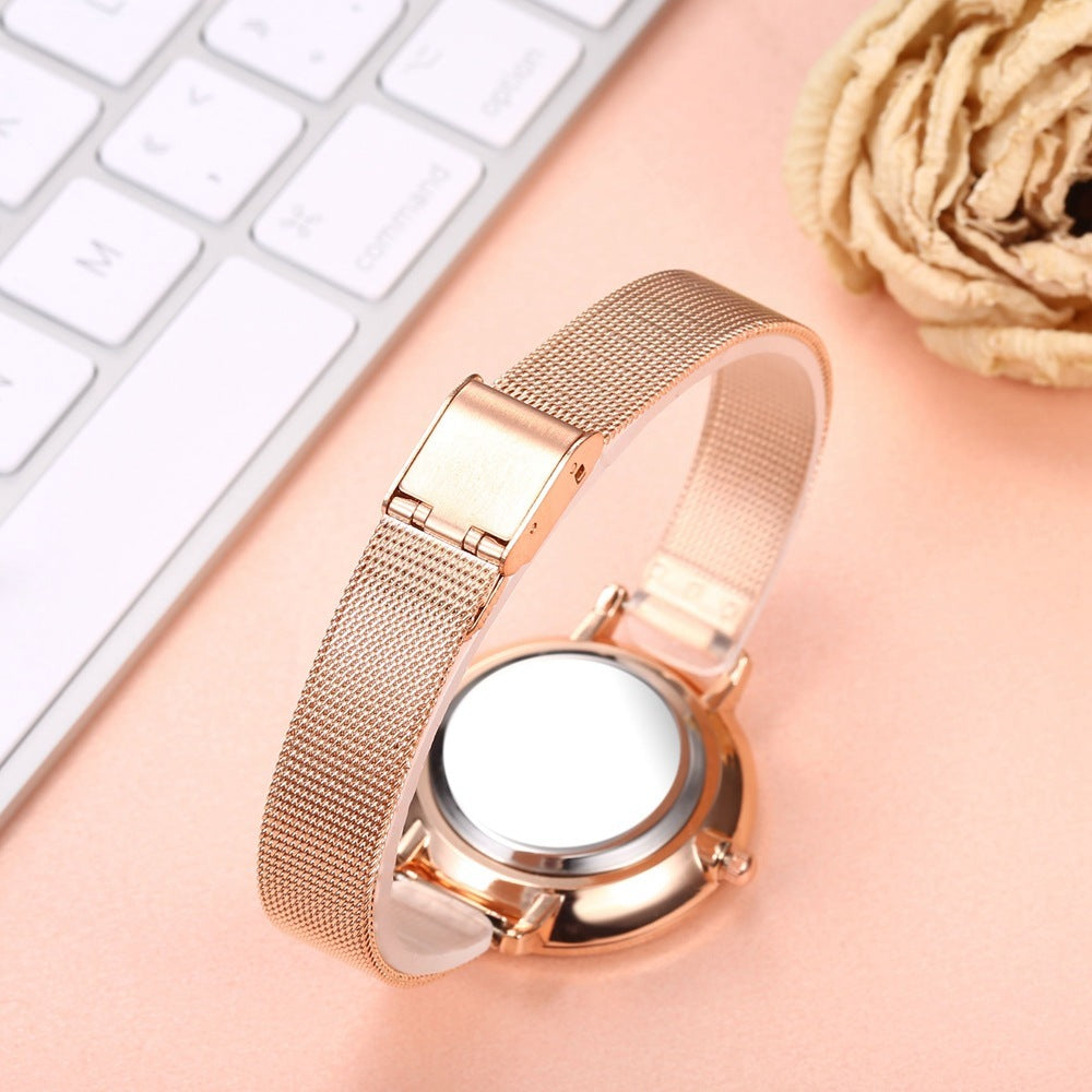 Starry Quartz Mesh Watch chicpolly