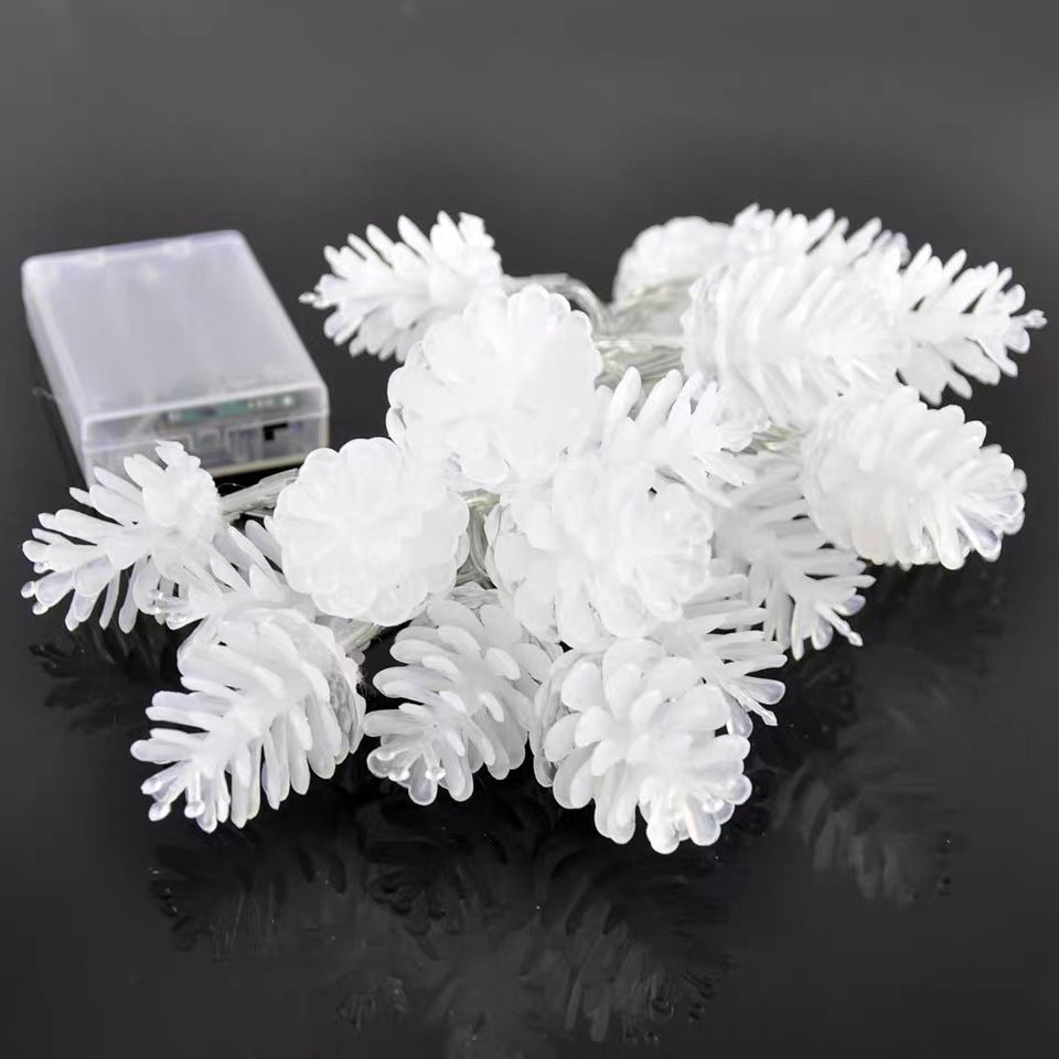Christmas LED Transparent Pine Nut Light String chicpolly