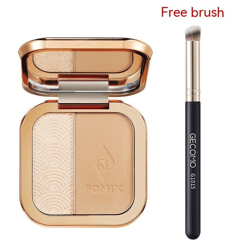 Two-color Highlight Repair Makeup Palette chicpolly