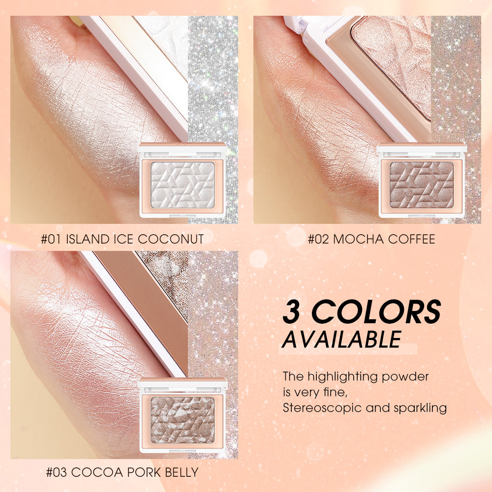 Star Shattered Glitter Highlighter Face Makeup Blush chicpolly