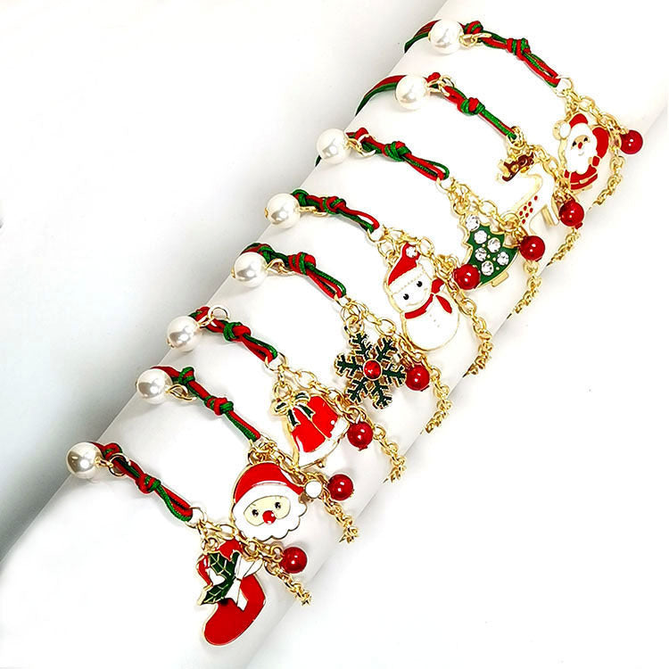 Christmas Snowman Chain Pendant For Women chicpolly