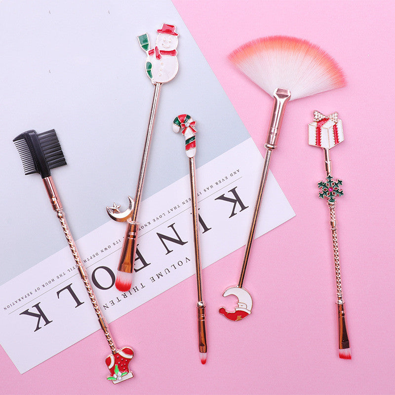Christmas moose makeup brush set brush chicpolly