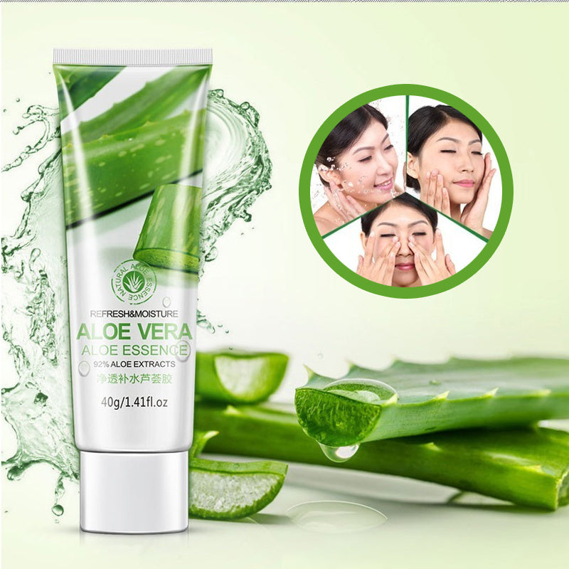 Hydrating Aloe Vera Gel Oil Control Moisturizing to Blackhead Shrinking Pore After Sun Soothing Skin Care chicpolly