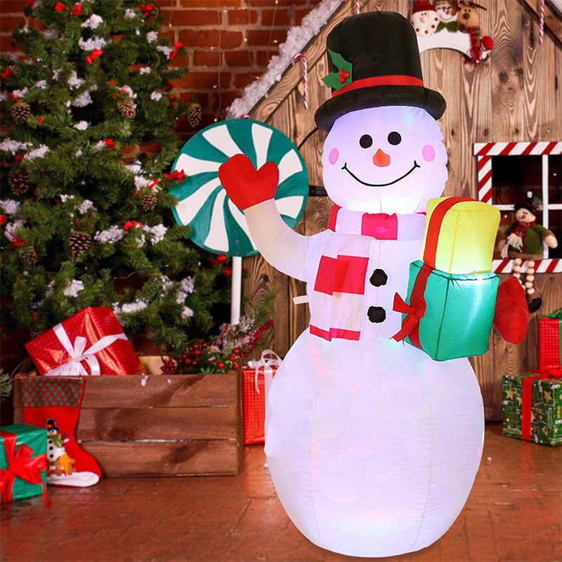 Christmas LED Lights Tree Snowman Outdoor Darden Decor My Store