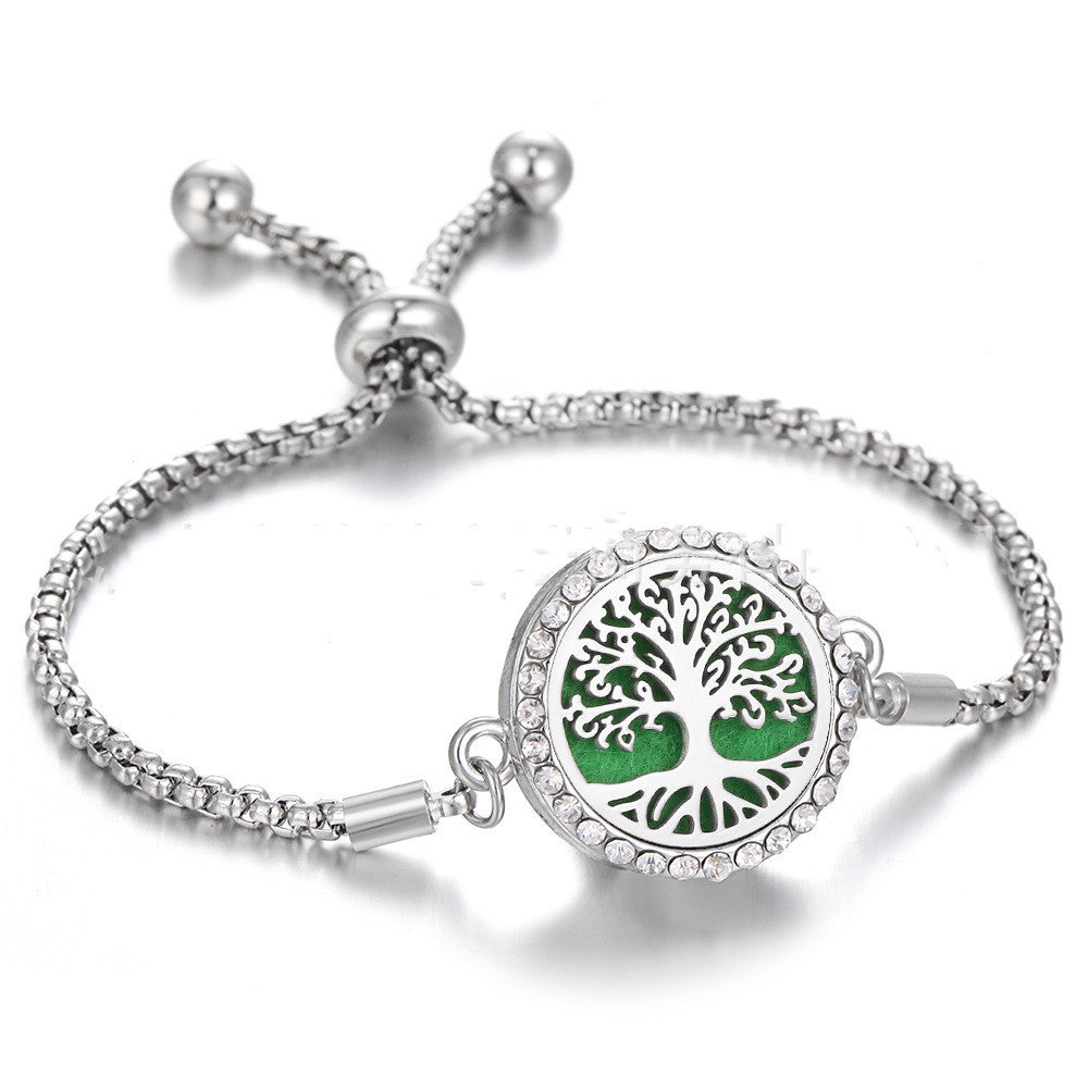 Stainless Aromatherapy Bracelet for Women chicpolly
