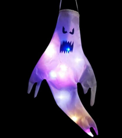 Halloween Hair Dryer Ghost Decoration Ghost Face Glow chicpolly
