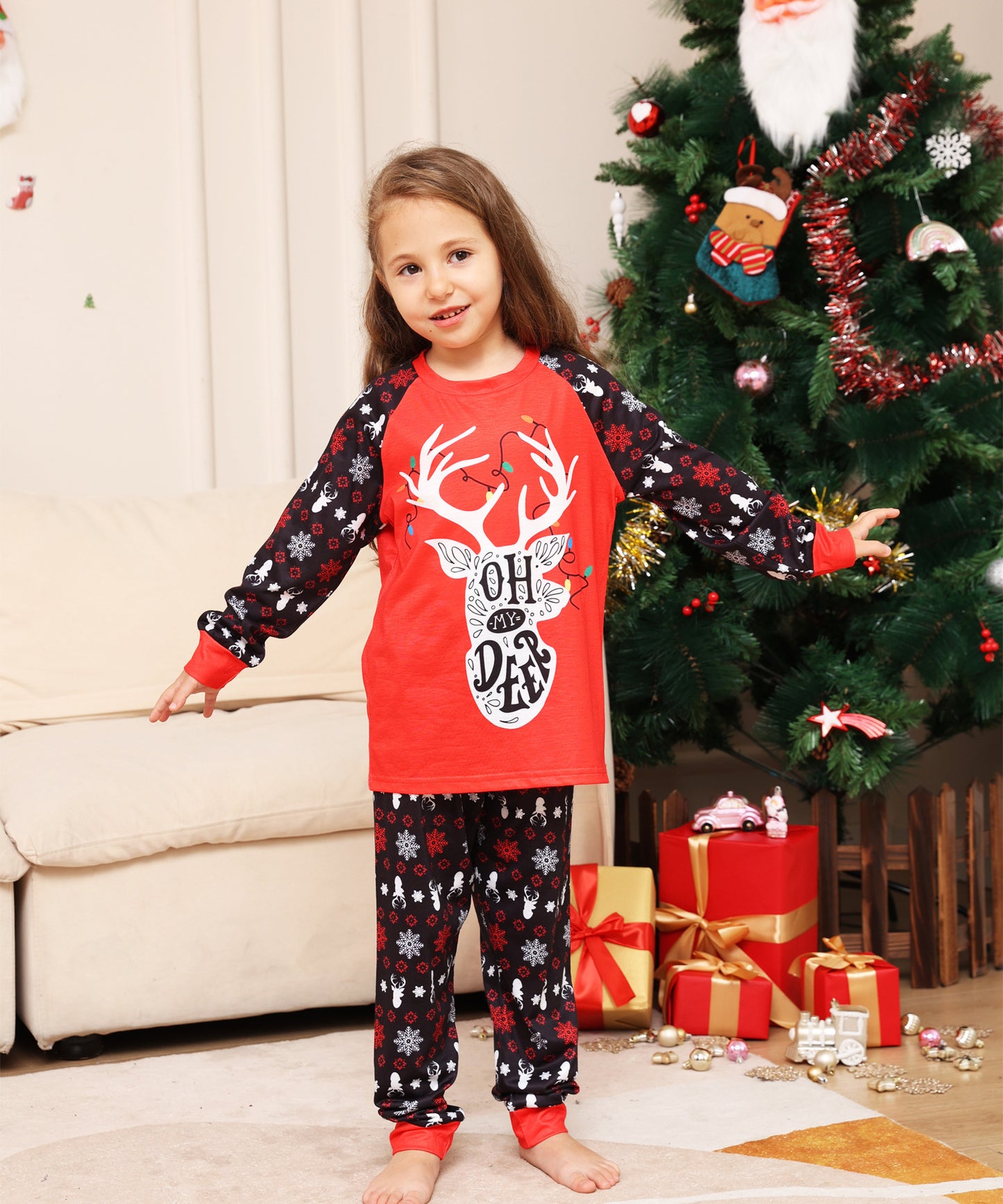 Christmas Parent-child Suit Pajamas chicpolly