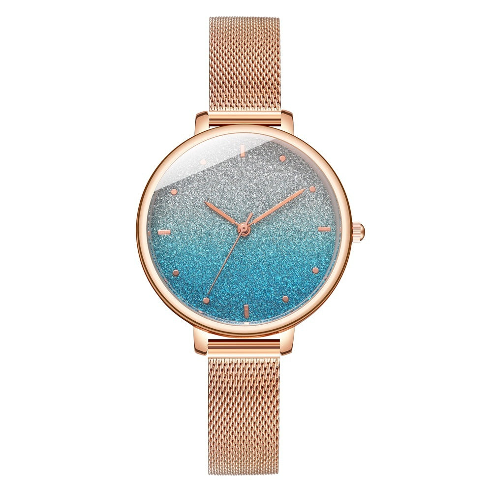 Starry Quartz Mesh Watch chicpolly