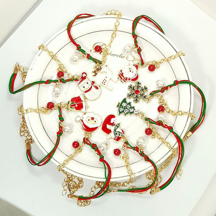 Christmas Snowman Chain Pendant For Women chicpolly