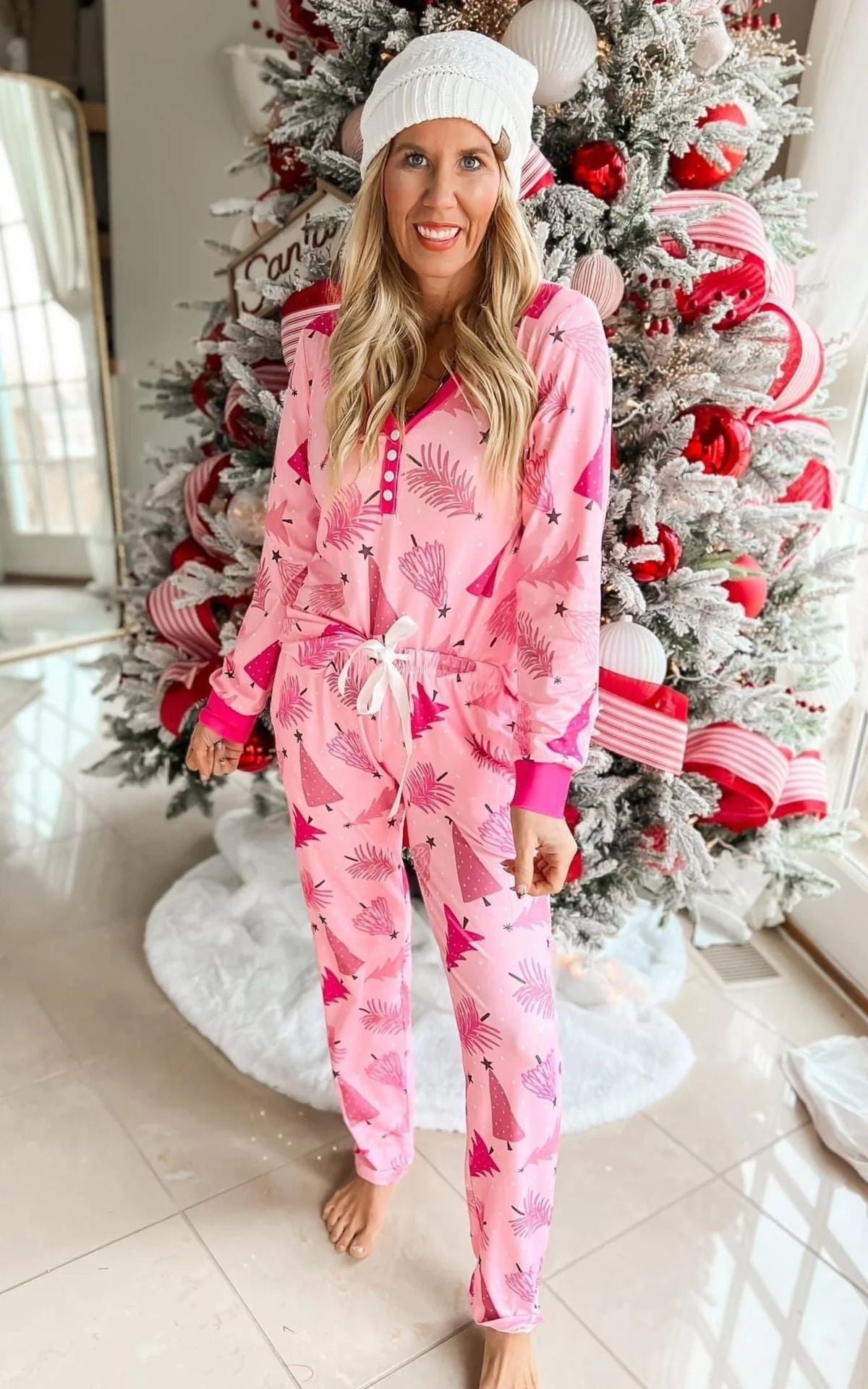 Christmas Pajamas Suit Two-piece Set chicpolly