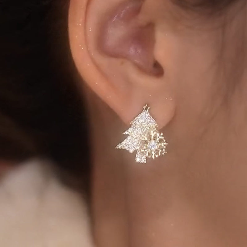 Christmas Tree Earrings  Stud Earring chicpolly