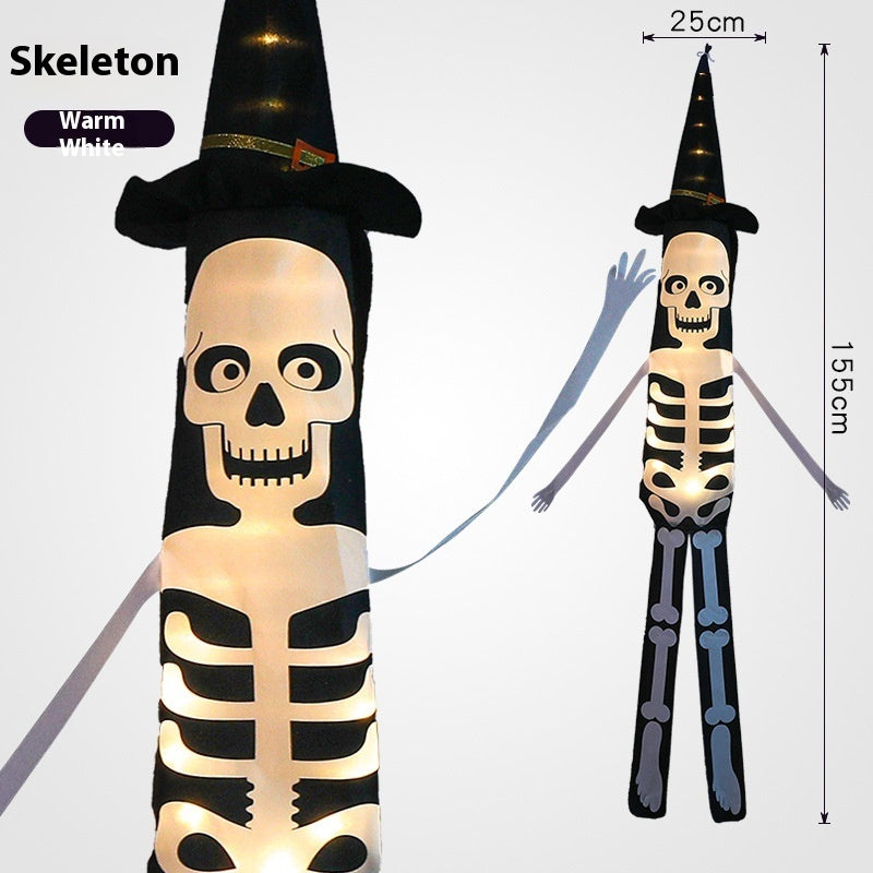 Halloween Hat LED Ghost Lighting Chain Ghost Festival Party Decoration chicpolly