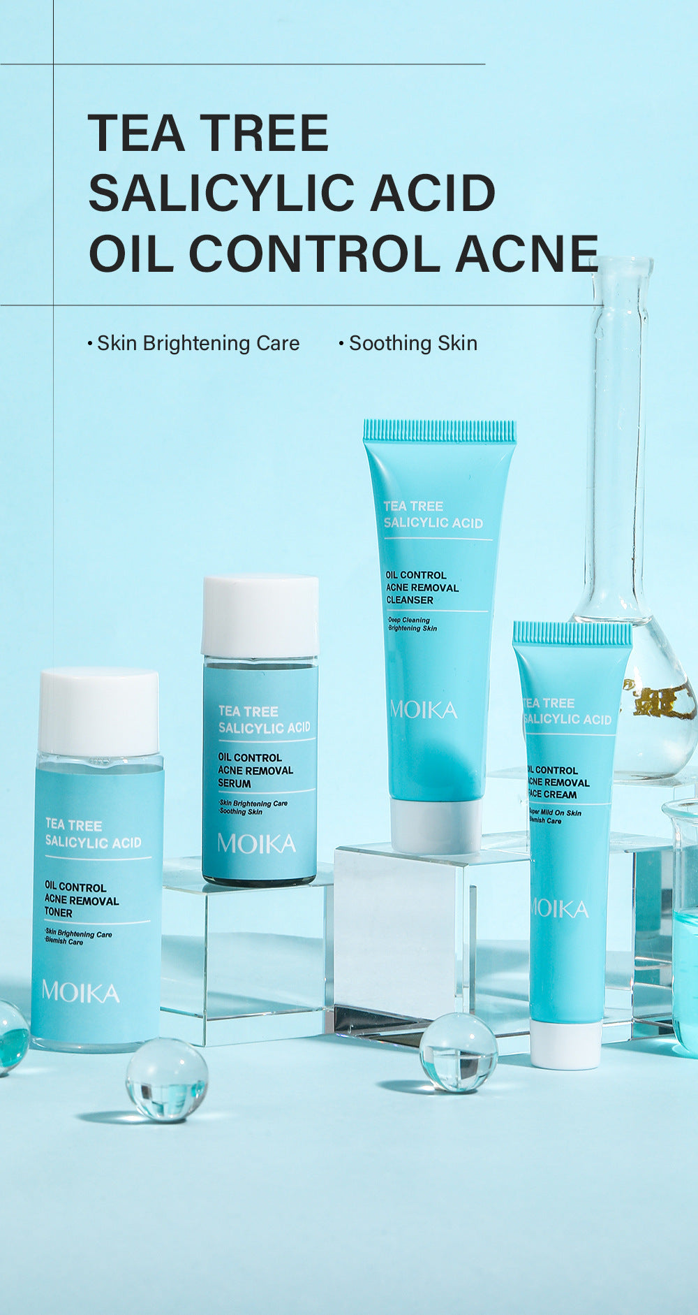 Tea Tree Salicylate Skin Care Set chicpolly