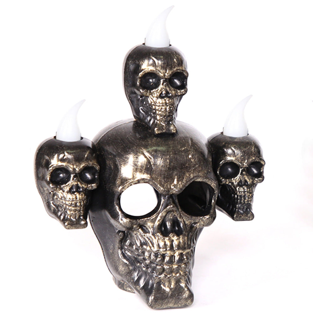 New Halloween Decoration Halloween Skull With Lights Ornaments chicpolly