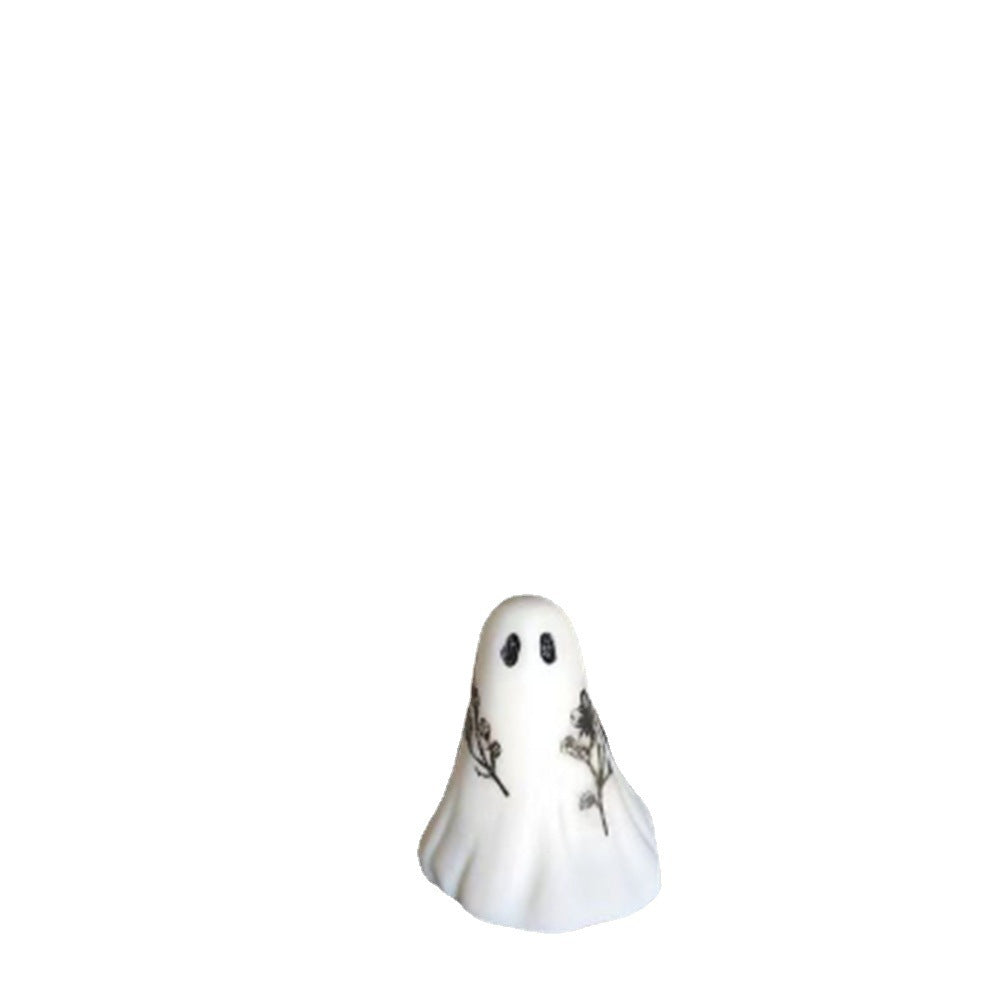 New Creative White Ghost Ornament Halloween Decoration chicpolly