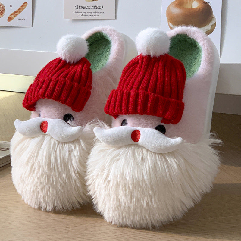 Christmas Santa Claus Home Slippers For Women chicpolly