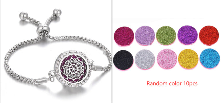 Stainless Aromatherapy Bracelet for Women chicpolly