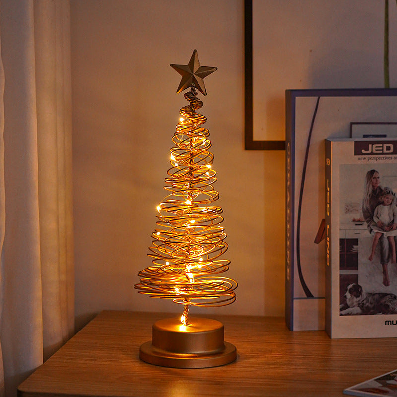 LED Christmas Tree Light Table Tree Bedroom Desk Lamp chicpolly