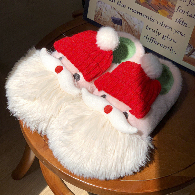 Christmas Santa Claus Home Slippers For Women chicpolly