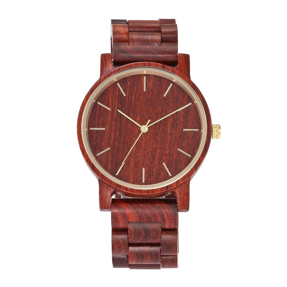 Vintage Casual Wood Watch Fashion chicpolly
