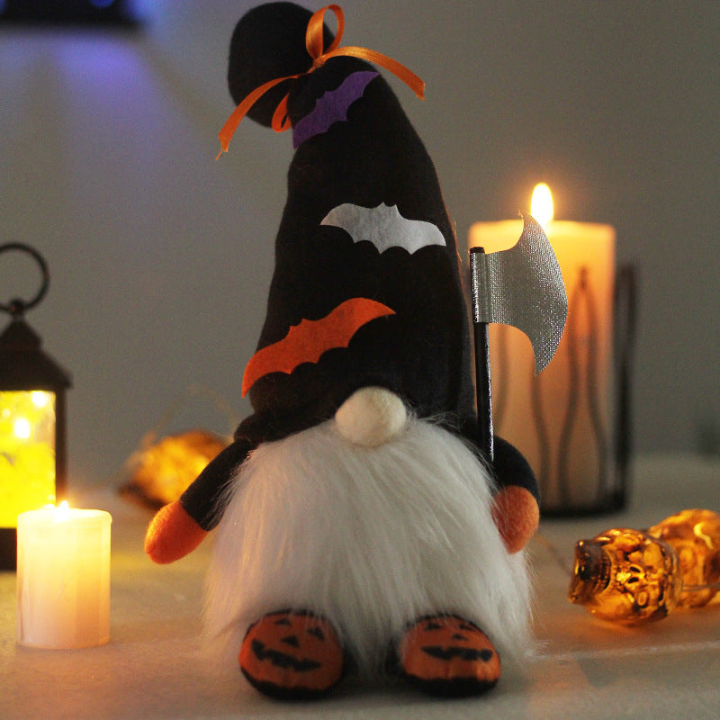 Halloween Decorations Non-woven Decoration With Lights chicpolly