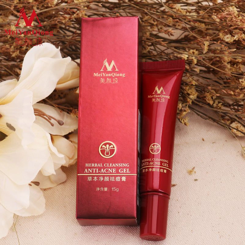 herbal anti acne treatment cream, herbs reinigungsgel face scar removal acne spots skin care oily skin face chicpolly