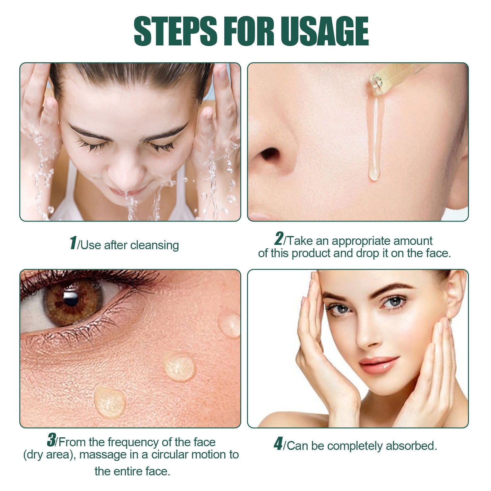 Intensive Anti-wrinkle Fade Fine Lines And Dark Circles Adjust Skin Tone Tighten And Moisturize Skin Care chicpolly