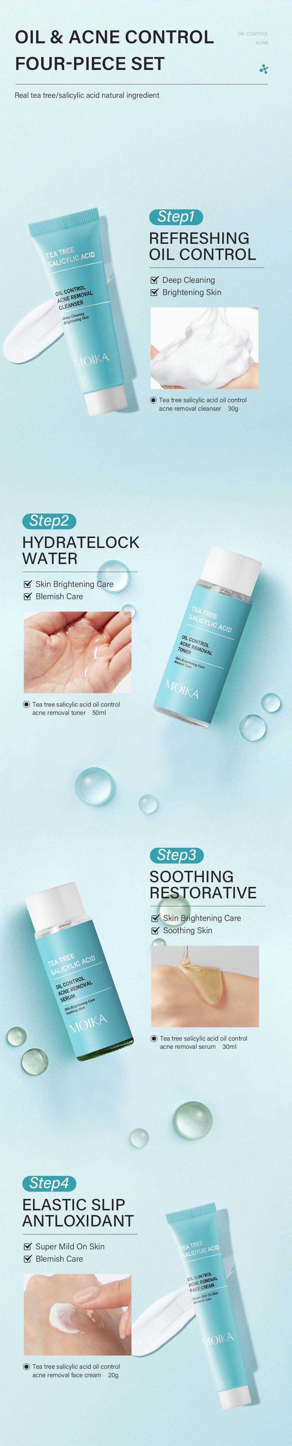 Tea Tree Salicylate Skin Care Set chicpolly