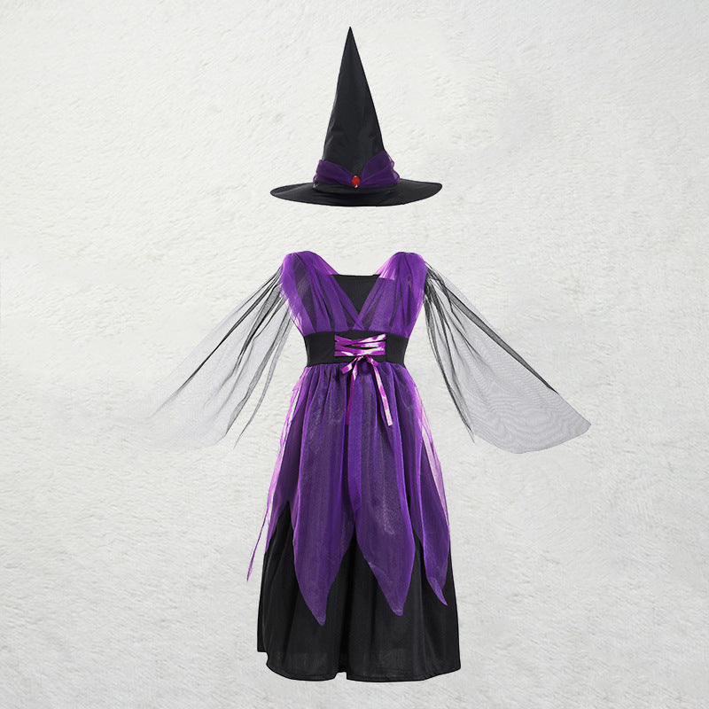 Halloween child witch costume chicpolly