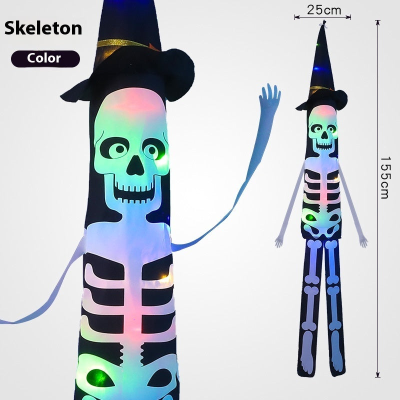 Halloween Hat LED Ghost Lighting Chain Ghost Festival Party Decoration chicpolly
