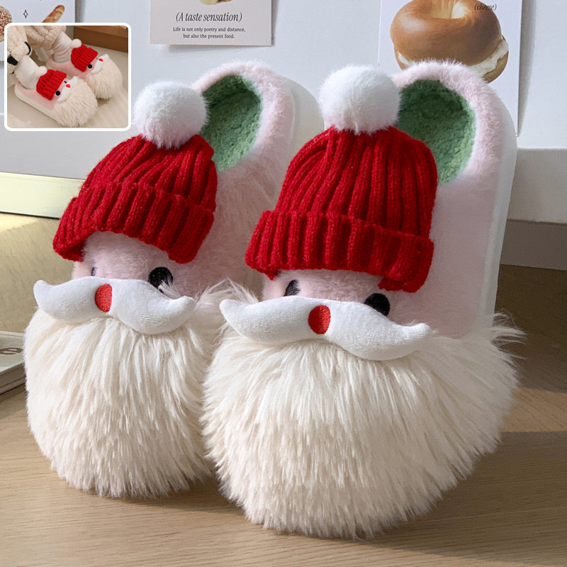 Christmas Santa Claus Home Slippers For Women chicpolly