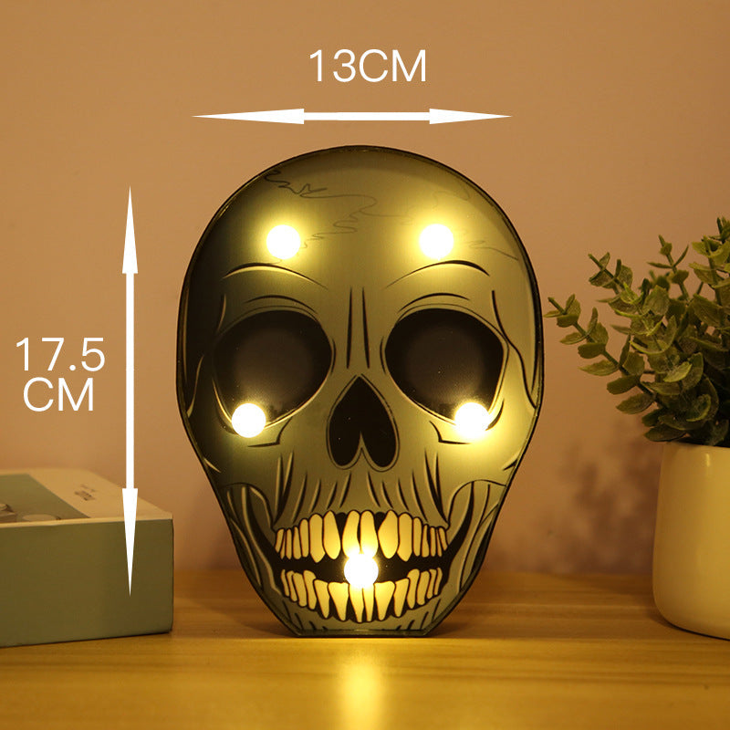 Halloween Lights Decoration LED Light Pumpkin Spider Bat Skull Outdoor Decorative Modeling Room Lights Decor Helloween Party chicpolly