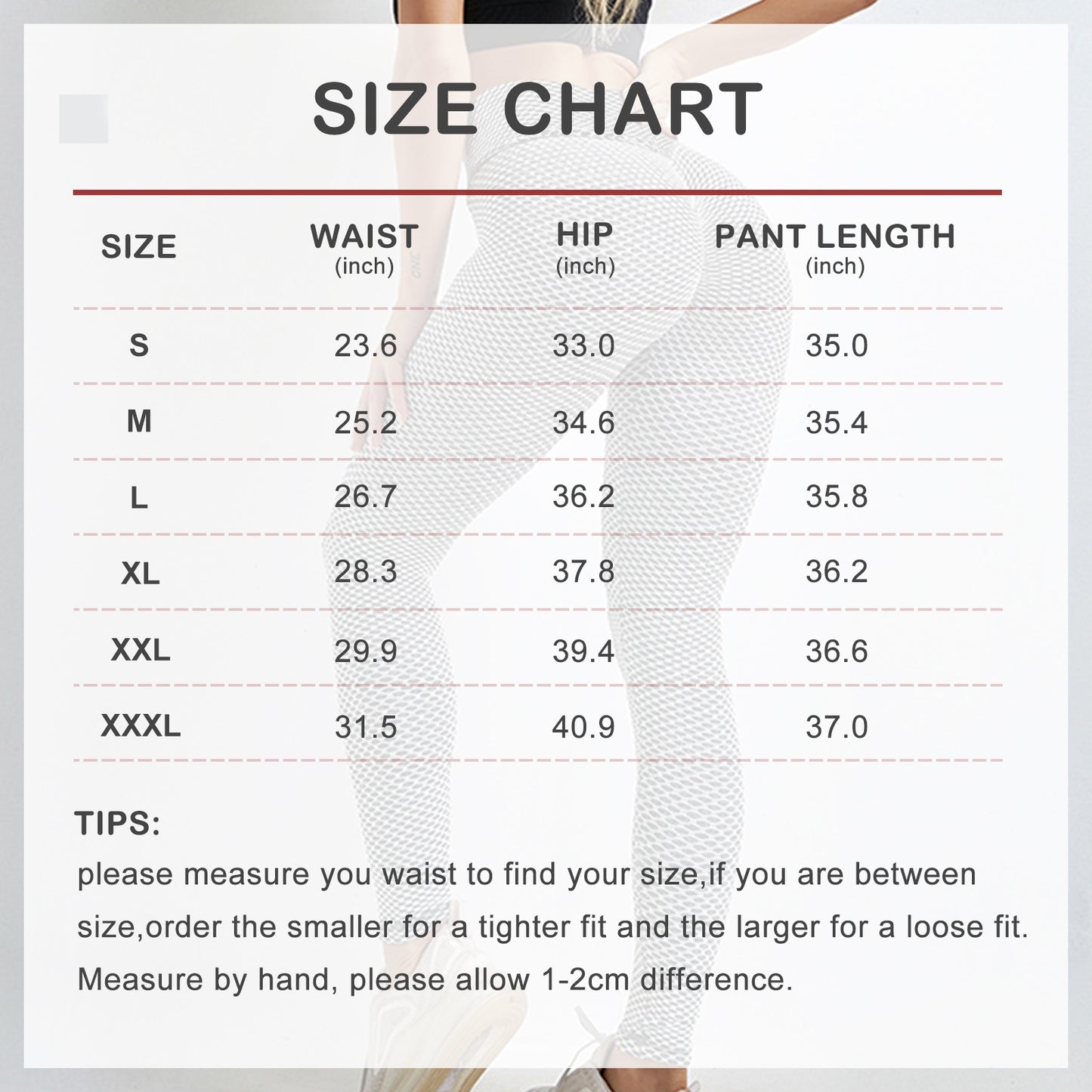 TIK Tok Leggings Women Butt Lifting Workout Tights Plus Size Sports High Waist Yoga Pants chicpolly