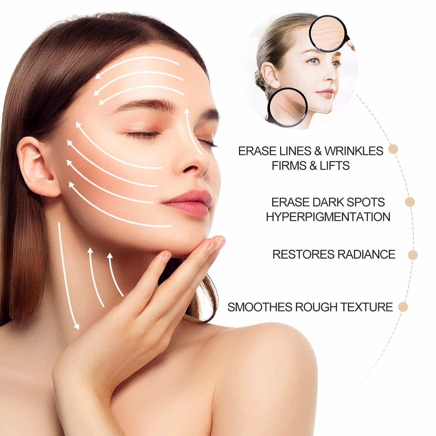 Intensive Anti-wrinkle Fade Fine Lines And Dark Circles Adjust Skin Tone Tighten And Moisturize Skin Care chicpolly