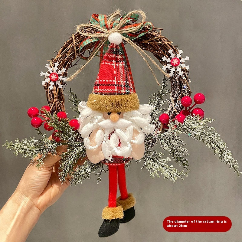 Christmas Snowman Elk Vine Ring Christmas chicpolly