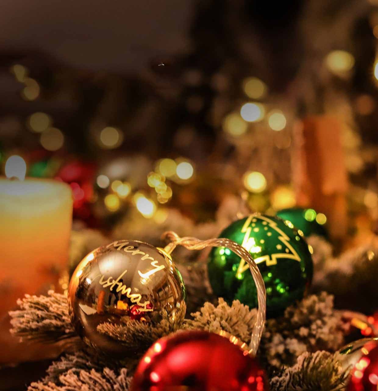 Christmas Star Electroplating Ball