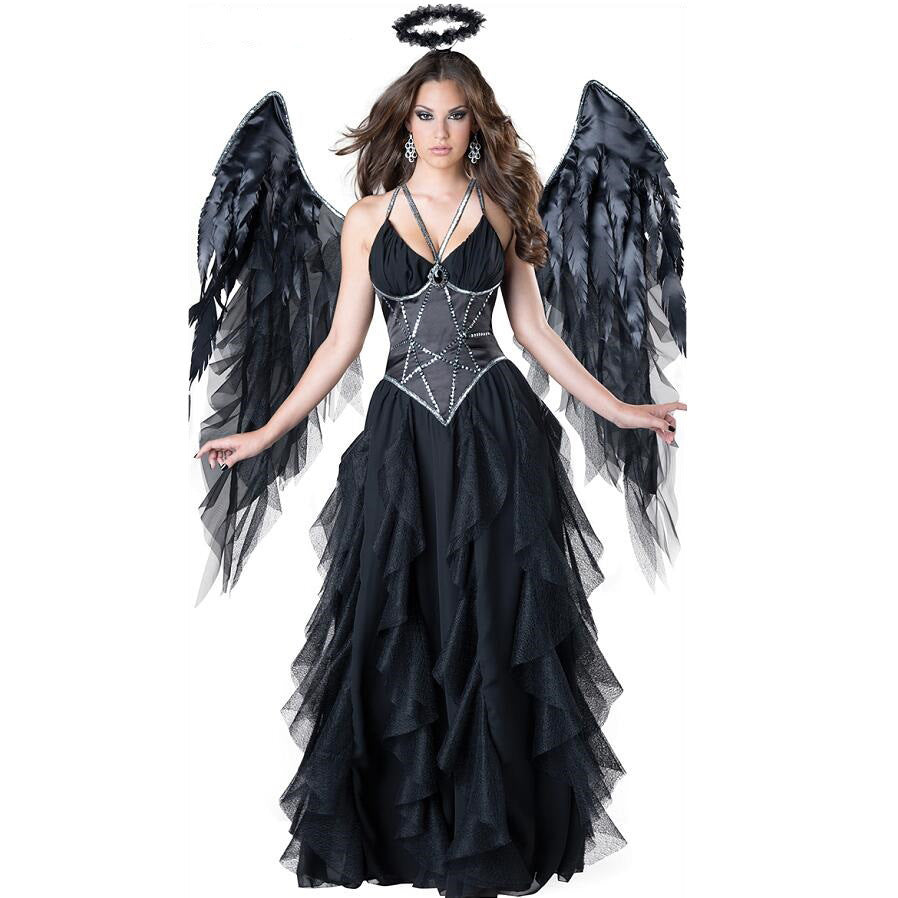 Halloween Demon Dark Angel Costume chicpolly
