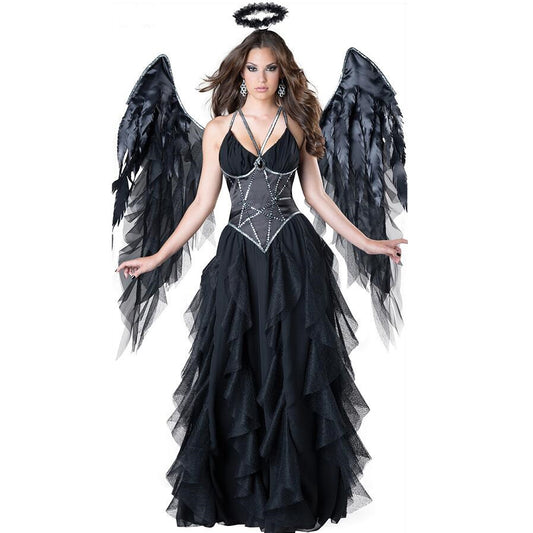 Halloween Demon Dark Angel Costume chicpolly
