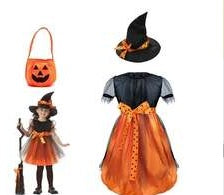 Halloween child witch costume chicpolly