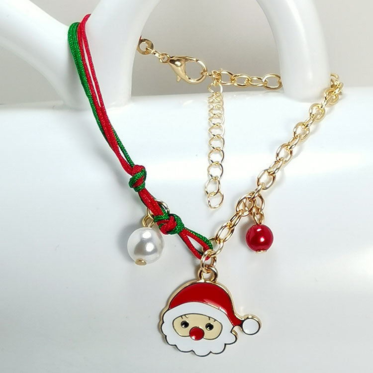 Christmas Snowman Chain Pendant For Women chicpolly