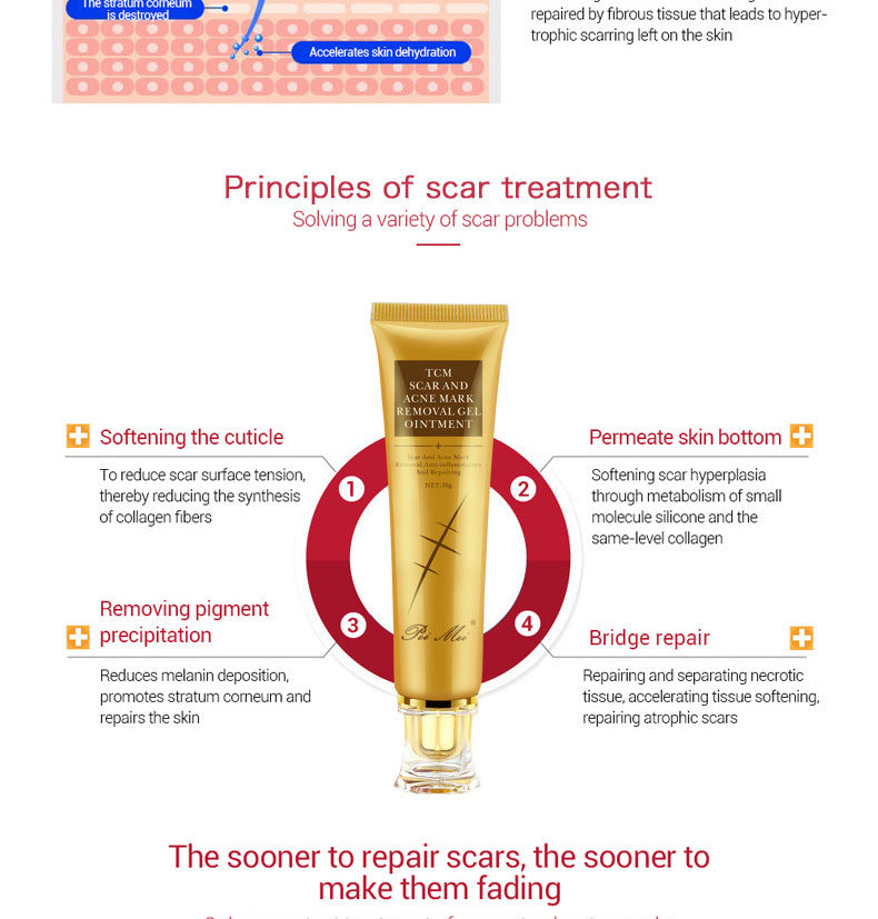 Light Scar Cream Scar Fine Grain Desalination Skin Care Products chicpolly