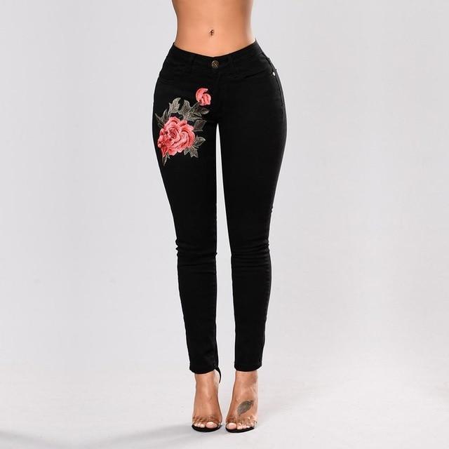 Ripped Jeans For Women Women Jeans Pencil Pants Denim Jeans chicpolly