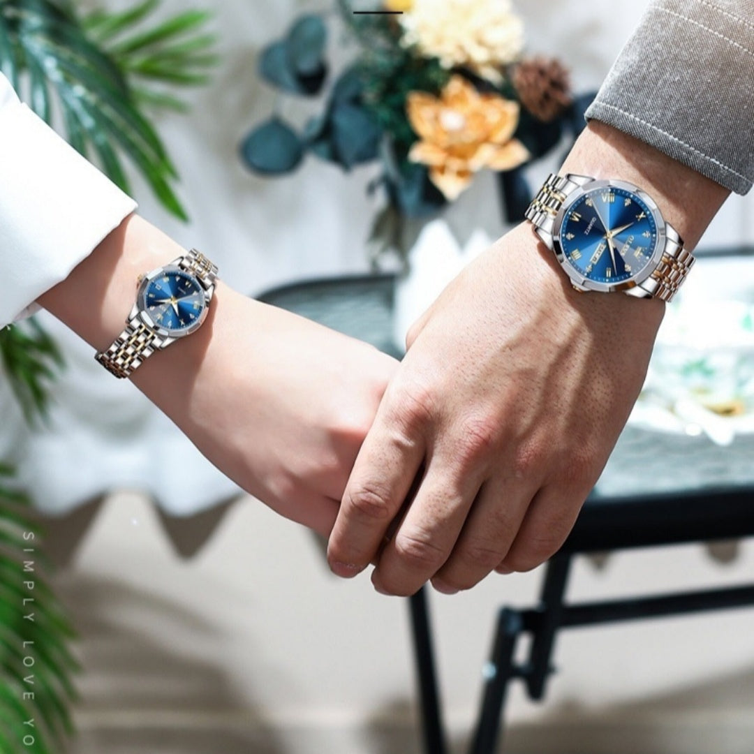 Quartz Watch Couple Watch Men chicpolly