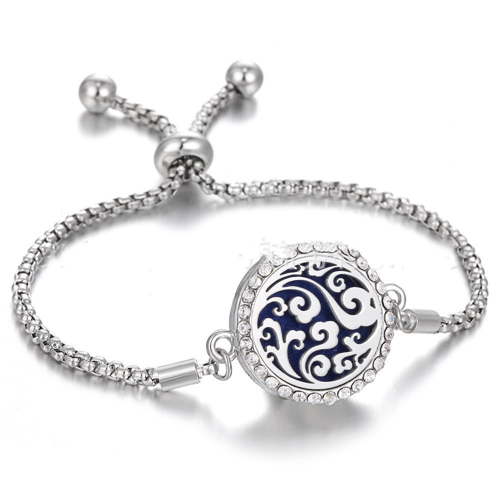Stainless Aromatherapy Bracelet for Women chicpolly