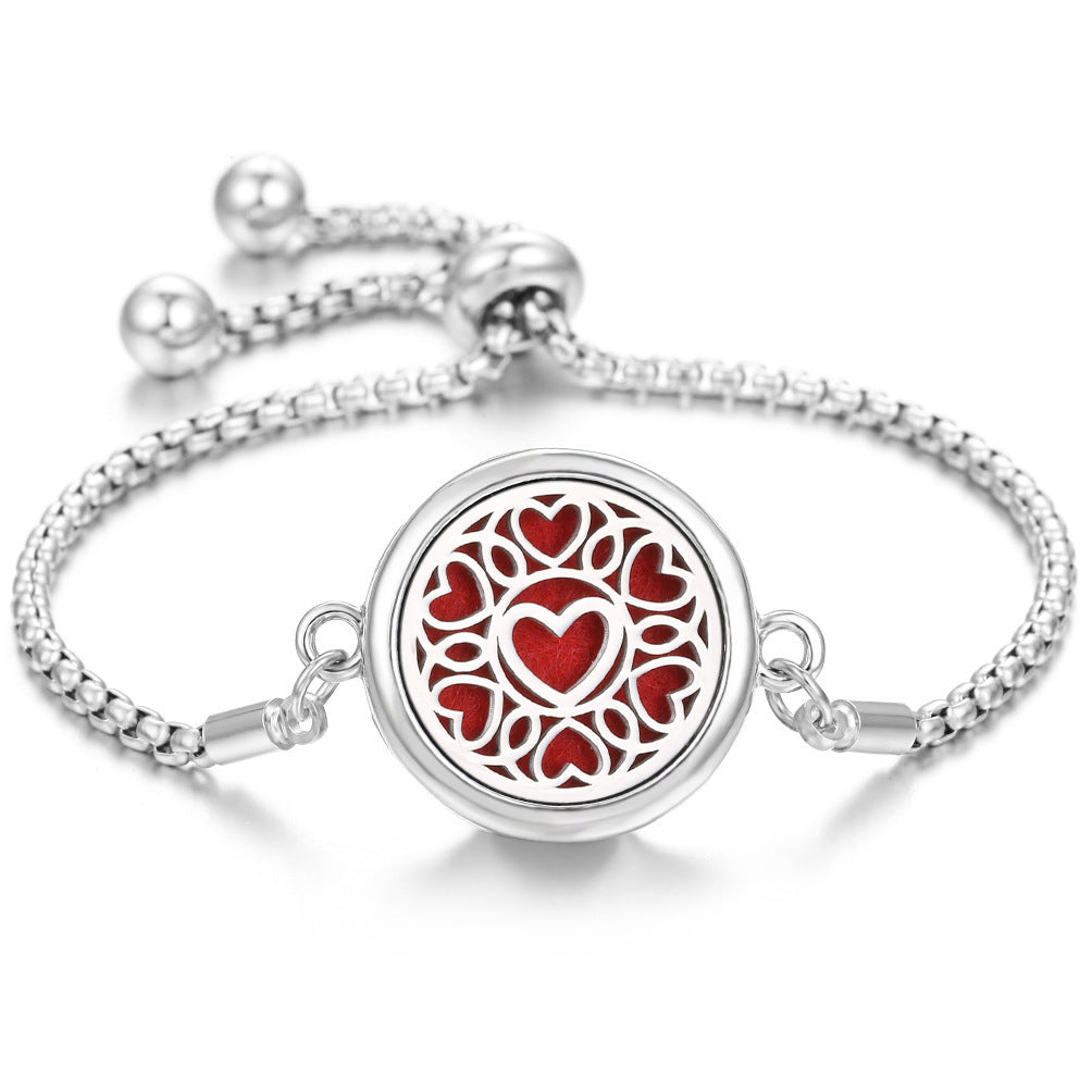 Stainless Aromatherapy Bracelet for Women chicpolly