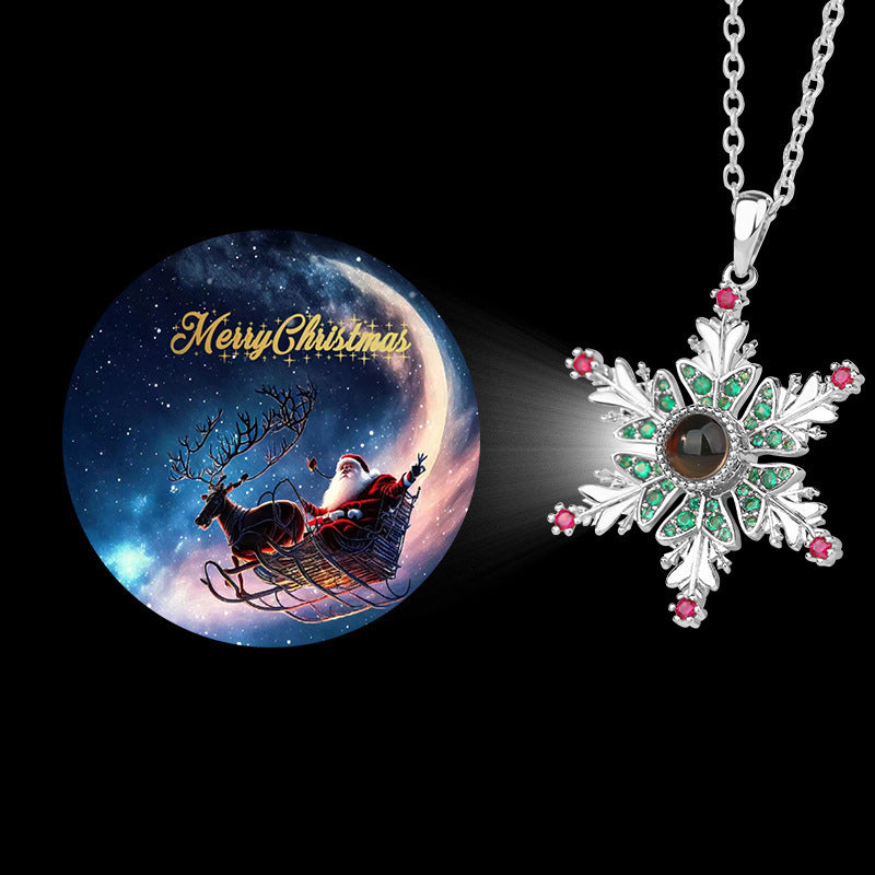 Christmas Necklace Women's Clavicle Chain chicpolly